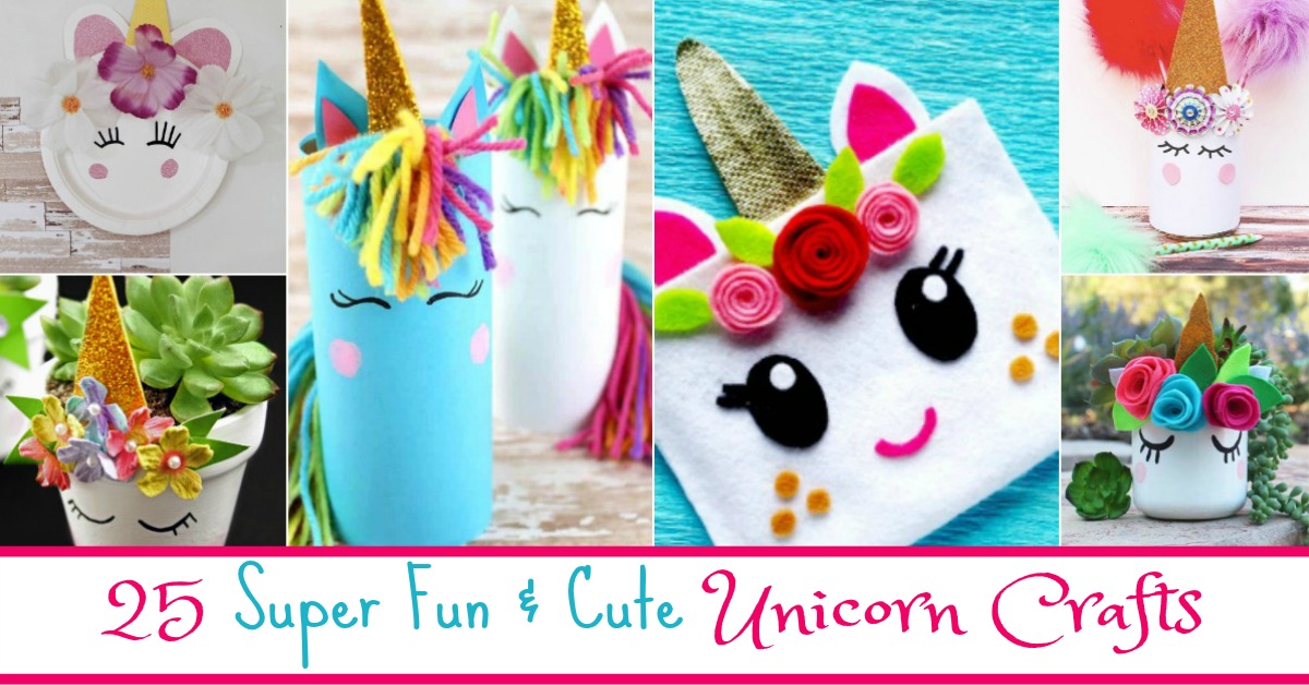 Super Cute Unicorn Crafts - Arty Crafty Kids - Fun & Easy Arts