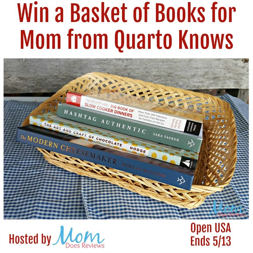 Know a mom who loves to read? Enter to win a Quarto Knows basket of books for Mom here!