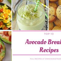 pictures of various breakfast avocado recipes that are easy to make
