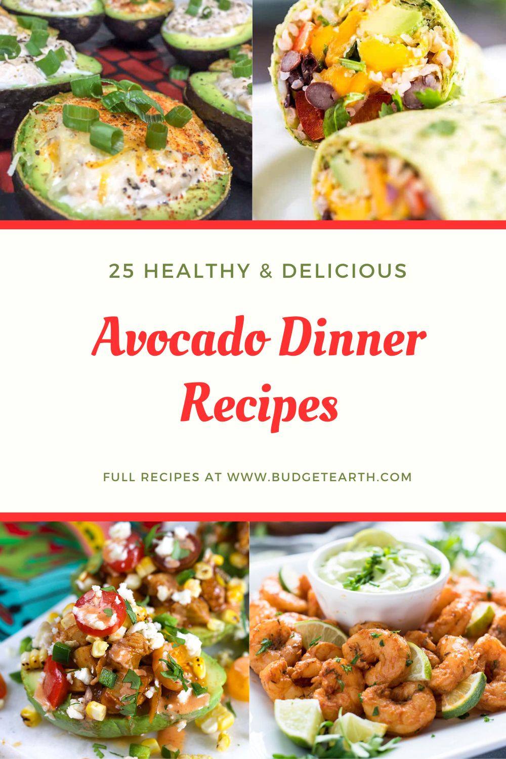 pictures of avocado dinner recipes