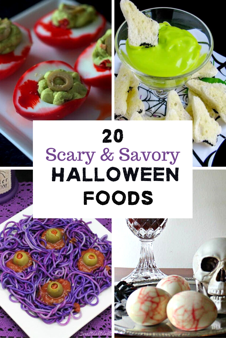 pictures of Halloween savory foods