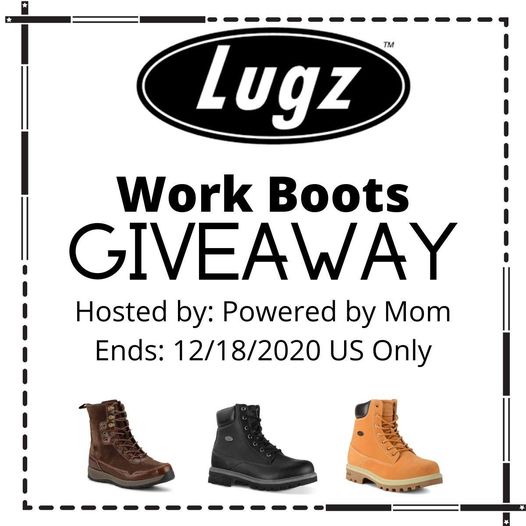 Are you searching for a new pair of water- and slip-resistant work boots? Enter to win a pair of Lugz Men's Joel Boots here!