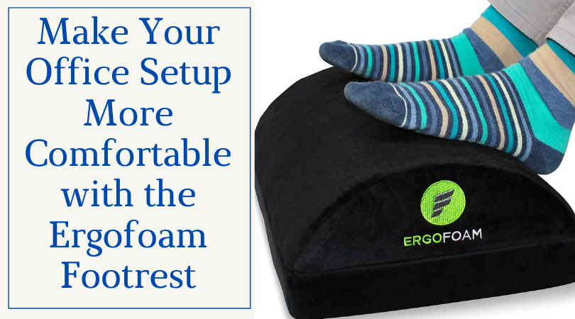 Adjustable Desk Foot Rest for Added Height-ErgoFoam