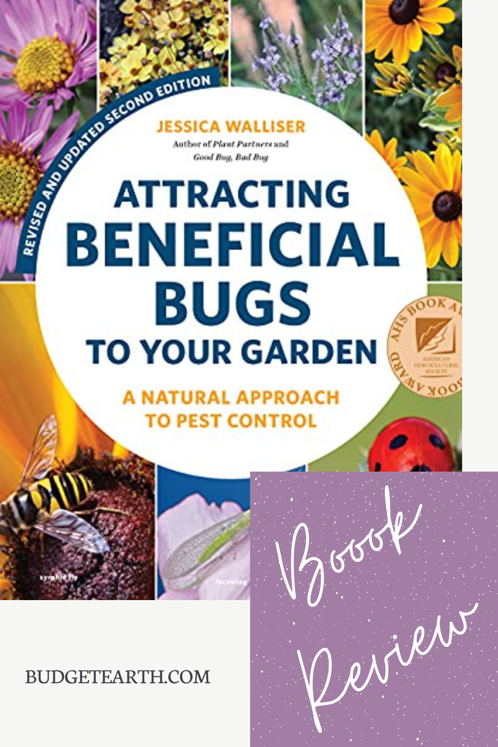 cover for attracting beneficial bugs book