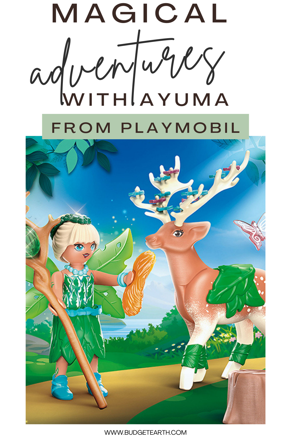 fairy playing with a stag feature image from Playmobil
