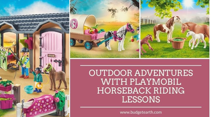 Playmobile horseback riding lessons sets