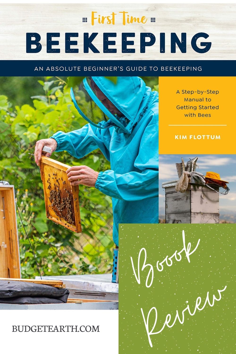 First Time Beekeeping book cover