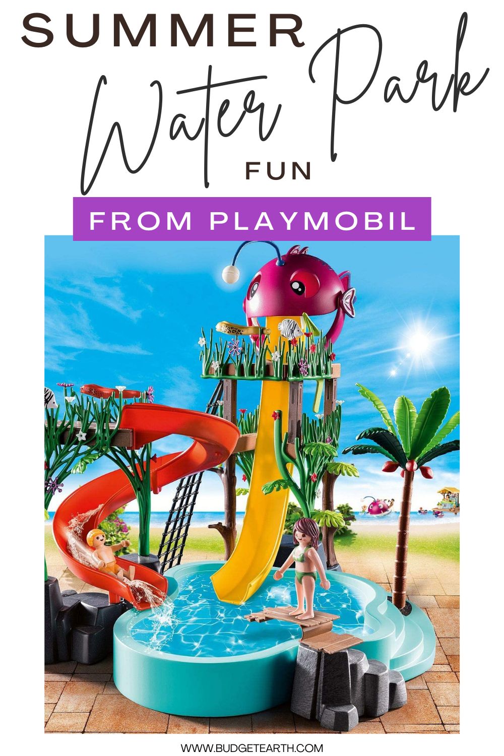 PLAYMOBIL Water park slide fun