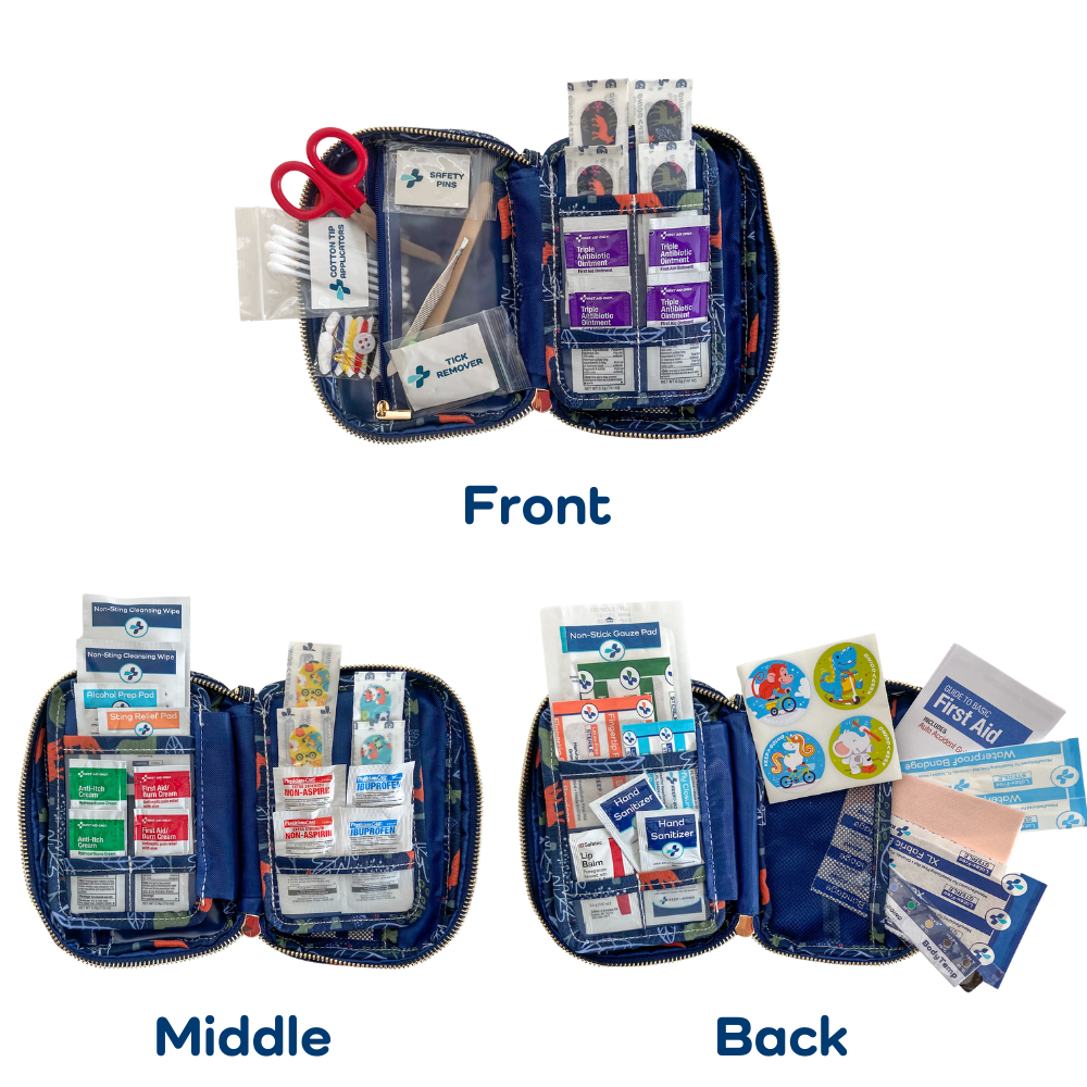 picture of inside KeepGoing First Aid Kit