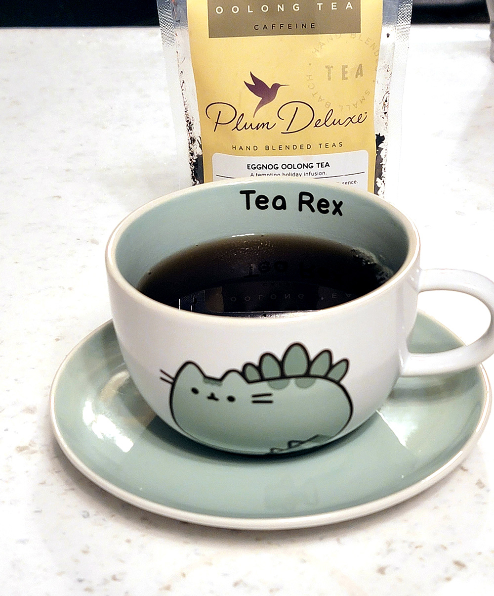 egg nog winter tea