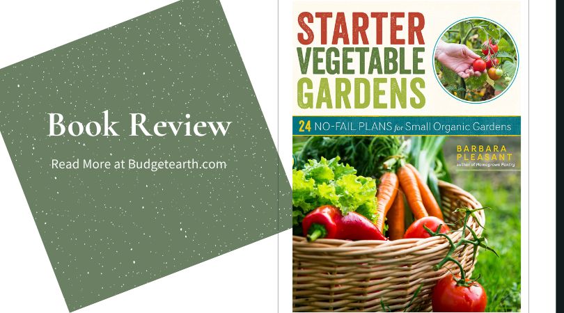 book review image of book cover of starter vegetable gardens