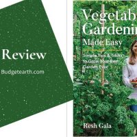cover of vegetable gardening made easy book