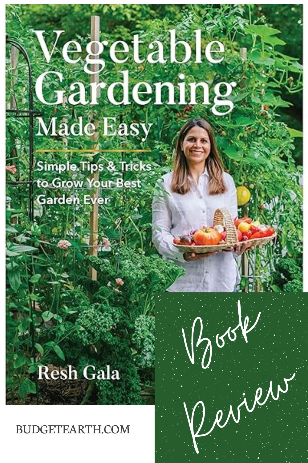 cover of vegetable gardening made easy book