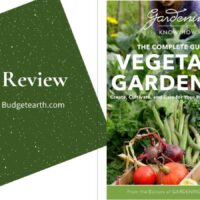 book cover for The Complete Guide to Vegetable Gardening for creating your first vegetable garden