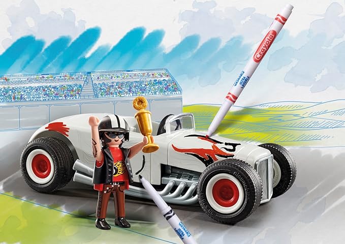 indoor activities for kids Playmobil Color Hot Rod toy