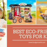 pictures of adorable Eco-Friendly toys for kids from Playmobil and Hape. All green toys