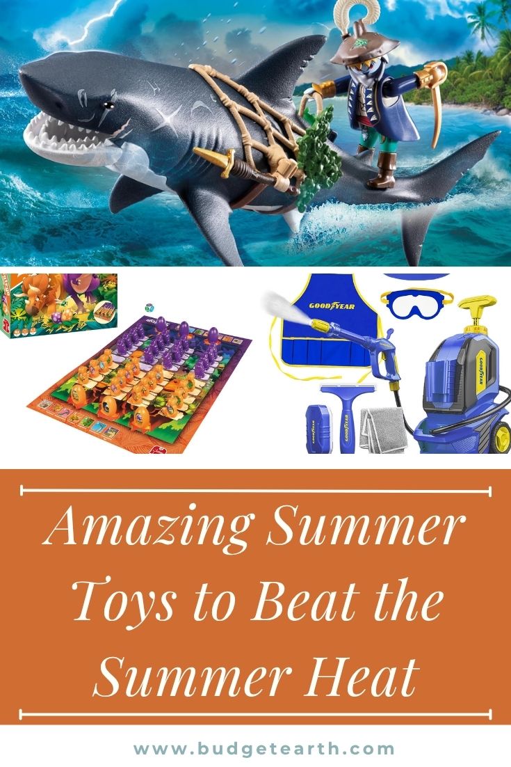 amazing summer toys to keep kids busy this summer including board games & water games from Goodyear