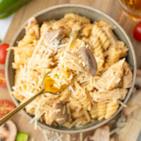 bow of Instant Pot Cajun Chicken Pasta