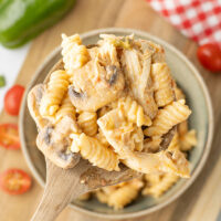 bow of Instant Pot Cajun Chicken Pasta