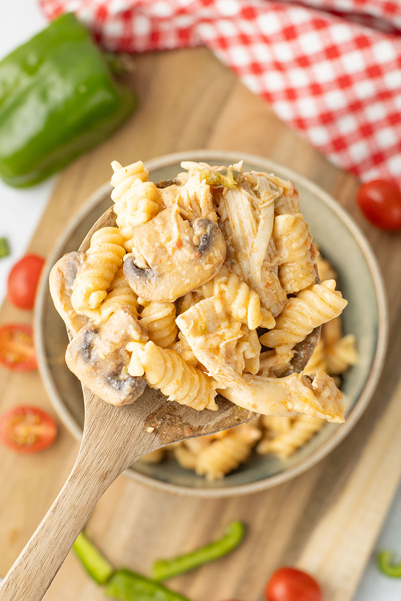 bow of Instant Pot Cajun Chicken Pasta