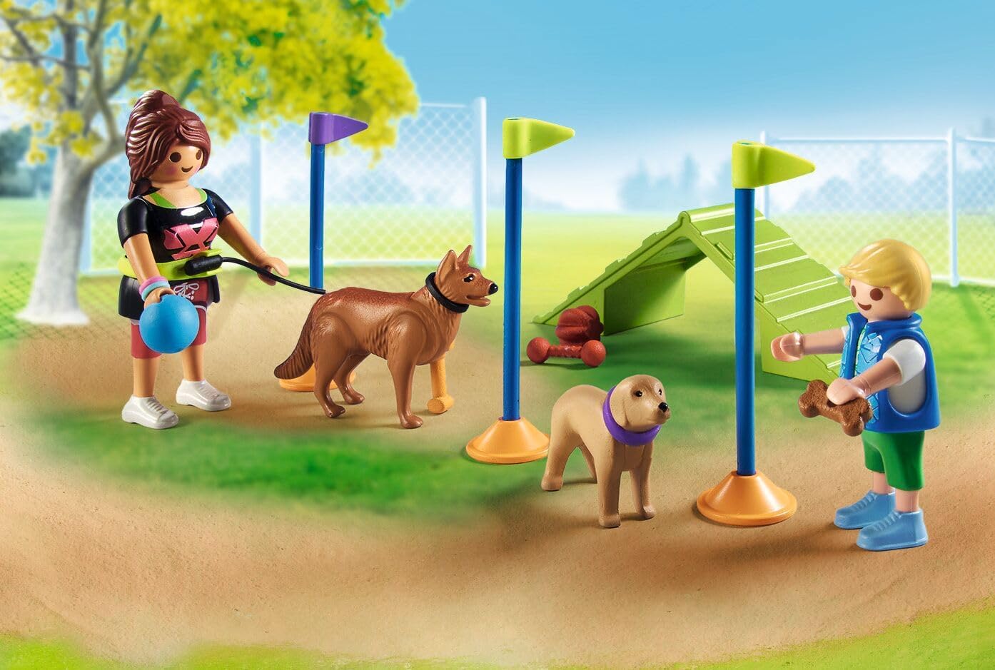 picture of the PLaymobil Dog Park Set