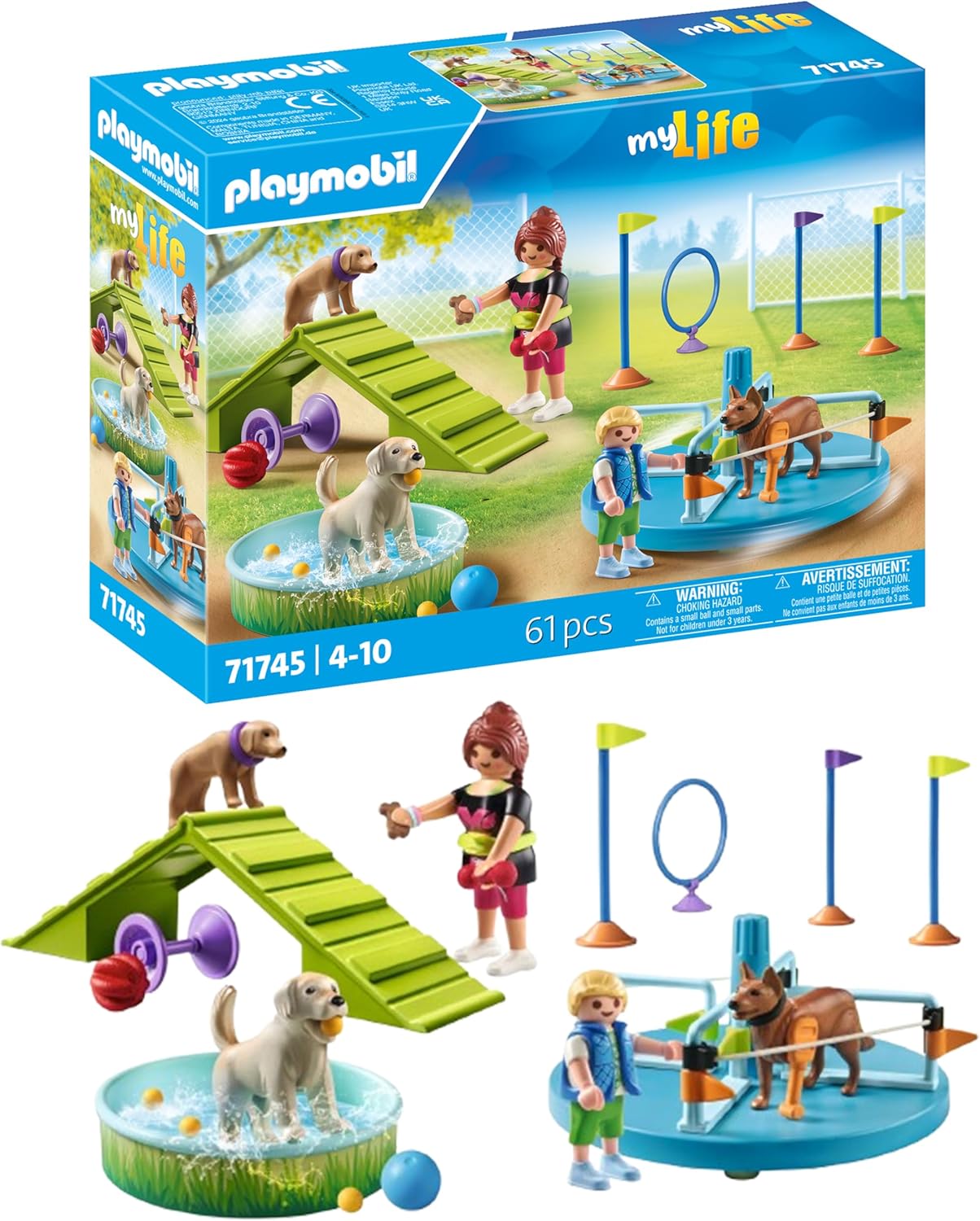 picture of the PLaymobil Dog Park Set